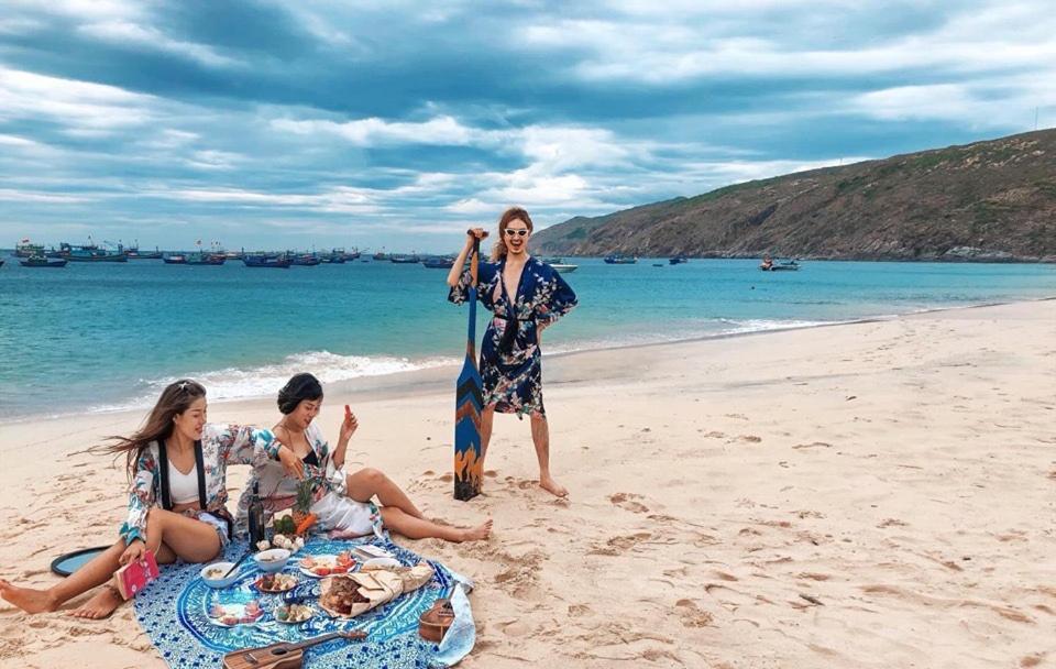 La Beach House Nhon Ly Quy Nhon Bagian luar foto
